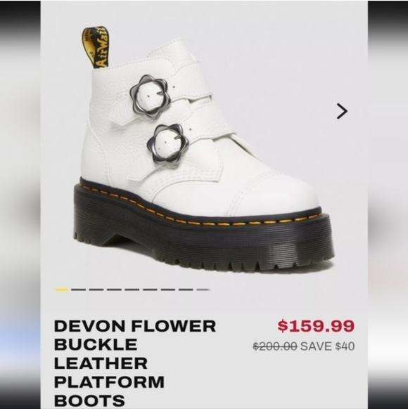 Devon Heart Buckle Dr Martens - Picture 2 of 7
